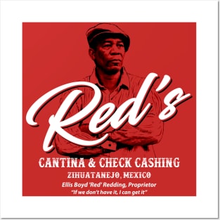 Red's Cantina & Check Cashing Posters and Art